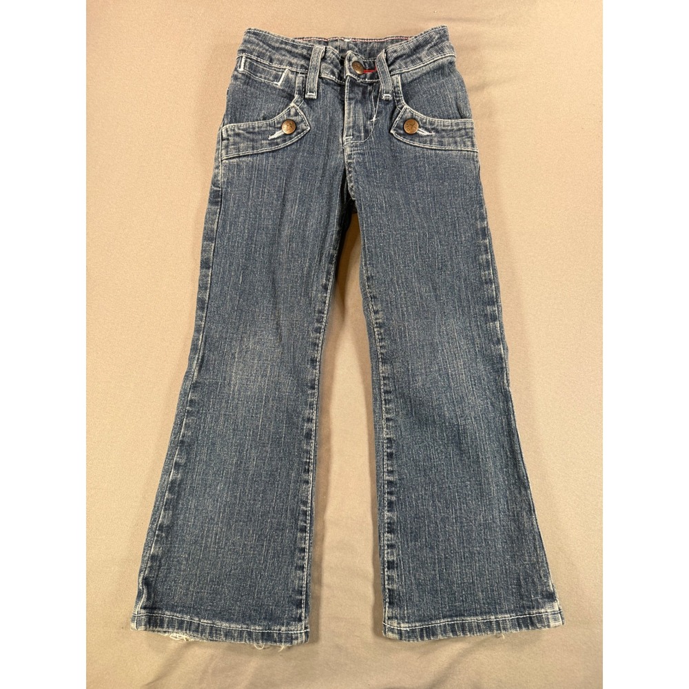 Twenty X Kids Jeans Girls Size 4 Slim Blue Denim Bootcut Flare
